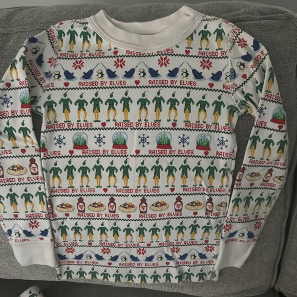 Hanna Andersson 4-T Elves -raised by elves print, Pajamas - Picture 3 of 12
